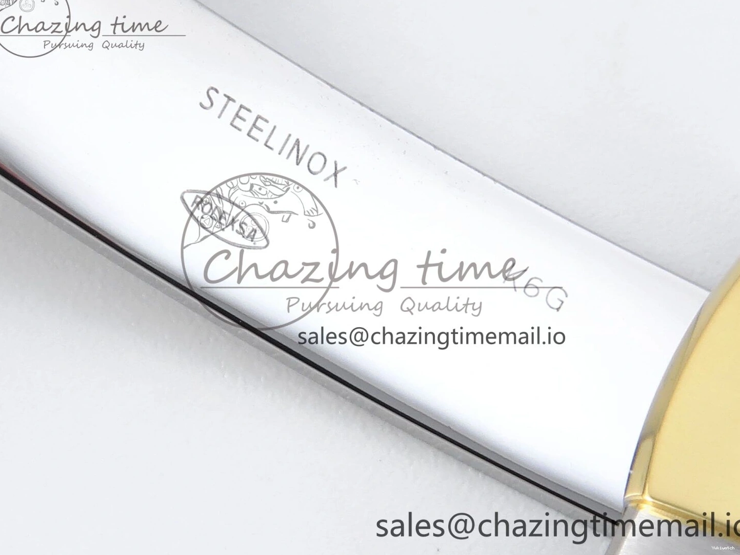 Best Stick YG 126233 EWEF SS on Textured Jubilee A3235 Bracelet 36 Marker YG Edition DateJust Dial 0510
